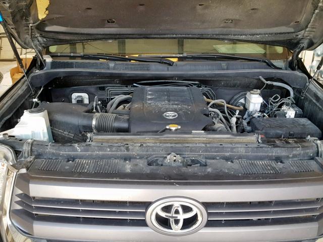 5TFEM5F1XFX082942 - 2015 TOYOTA TUNDRA CRE BLACK photo 7