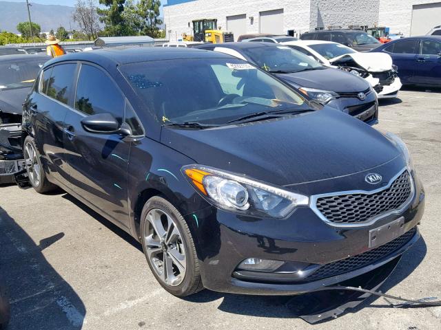 KNAFX5A86G5628856 - 2016 KIA FORTE EX BLACK photo 1