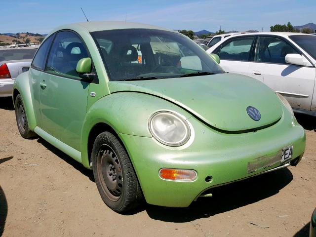 3VWCC21C8YM500941 - 2000 VOLKSWAGEN NEW BEETLE GREEN photo 1