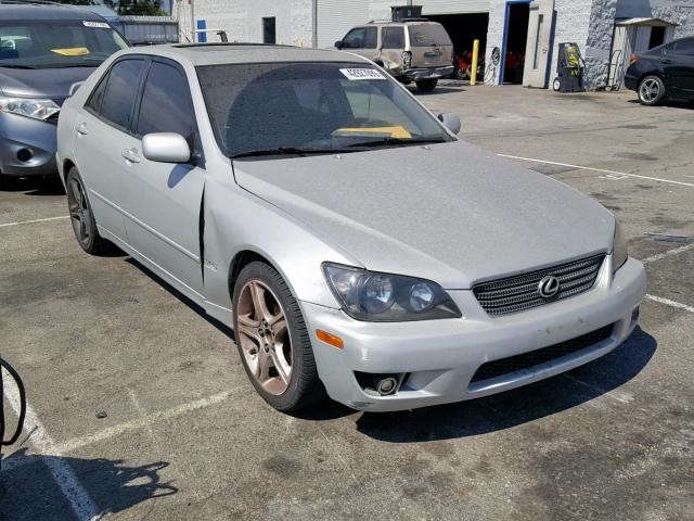 JTHBD182810009781 - 2001 LEXUS IS 300 SILVER photo 1