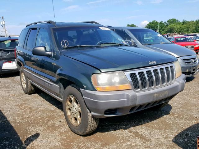 1J4GW48S91C622021 - 2001 JEEP GRAND CHER GREEN photo 1