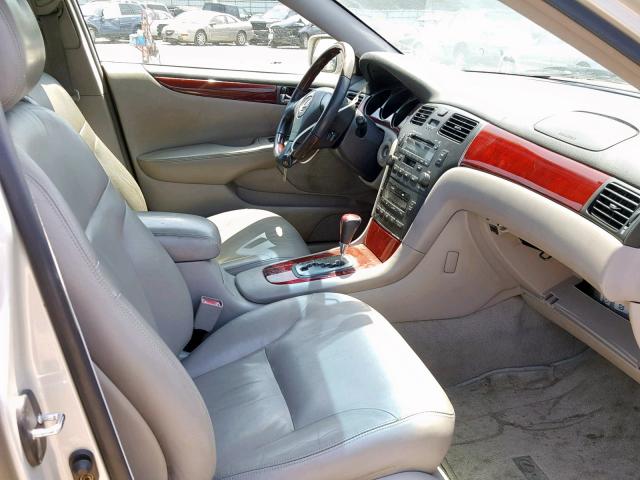 JTHBF30GX20017296 - 2002 LEXUS ES 300 TAN photo 5