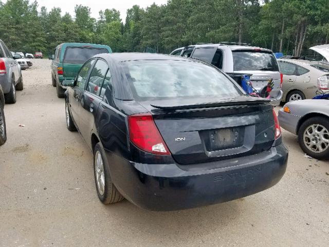 1G8AL54F04Z123476 - 2004 SATURN ION LEVEL BLACK photo 3