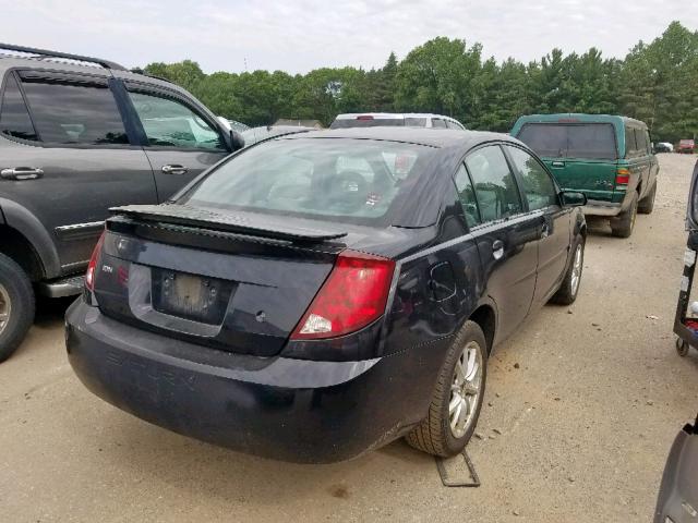 1G8AL54F04Z123476 - 2004 SATURN ION LEVEL BLACK photo 4