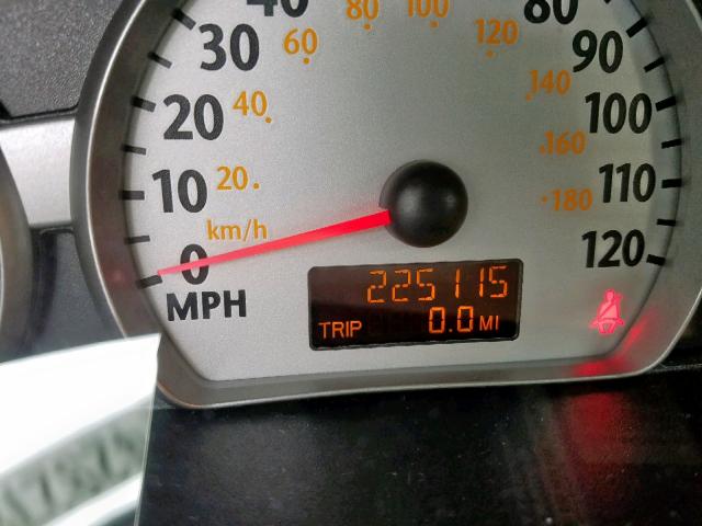 1G8AL54F04Z123476 - 2004 SATURN ION LEVEL BLACK photo 8