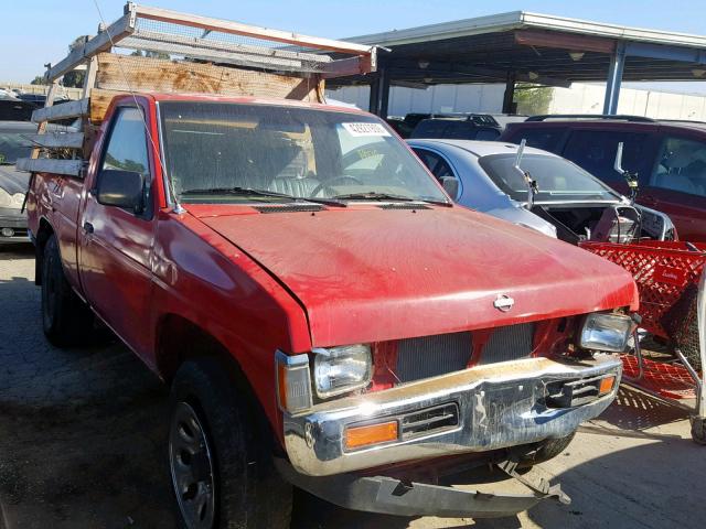 1N6ND11S9KC405028 - 1989 NISSAN D21 SHORT RED photo 1
