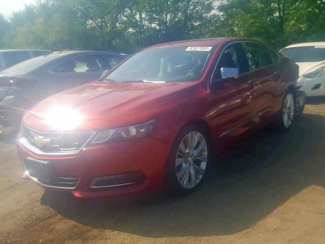 1G1155S39EU124402 - 2014 CHEVROLET IMPALA LTZ RED photo 2