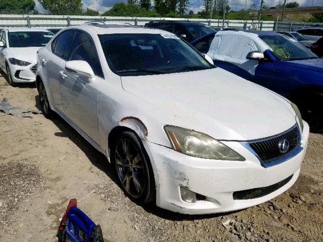 JTHBK262X95106364 - 2009 LEXUS IS 250 WHITE photo 1