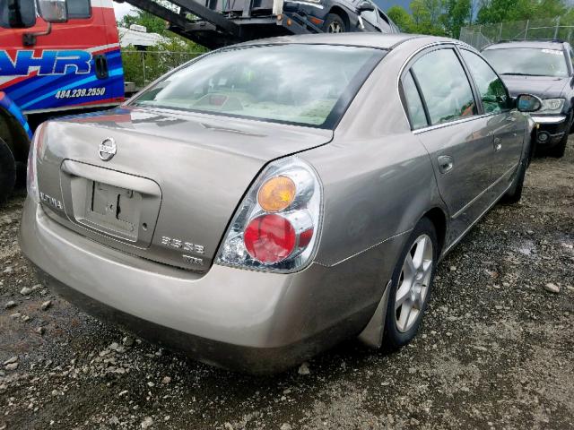 1N4BL11D72C141162 - 2002 NISSAN ALTIMA SE TAN photo 4