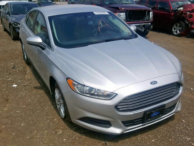 3FA6P0G75GR324571 - 2016 FORD FUSION S SILVER photo 1