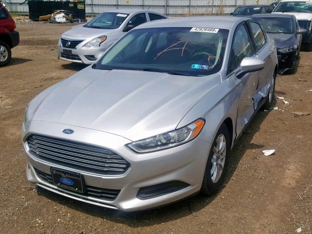 3FA6P0G75GR324571 - 2016 FORD FUSION S SILVER photo 2