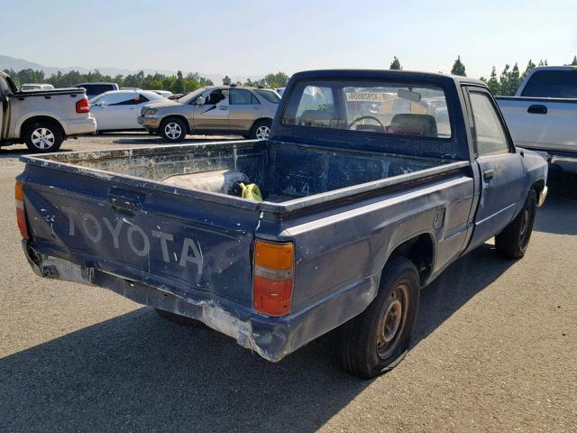 JT4RN50R0J0347690 - 1988 TOYOTA PICKUP 1/2 BLUE photo 4