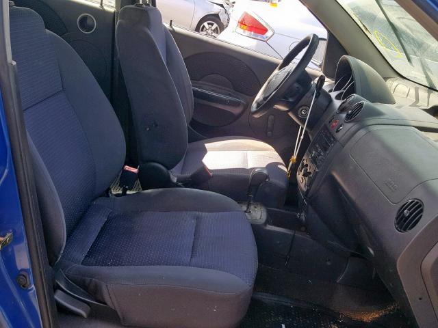 KL1TD66627B685947 - 2007 CHEVROLET AVEO BASE Mavi foto 5