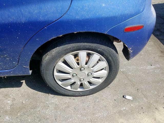 KL1TD66627B685947 - 2007 CHEVROLET AVEO BASE Mavi foto 9