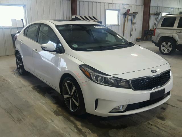 3KPFN4A89HE091263 - 2017 KIA FORTE EX WHITE photo 1