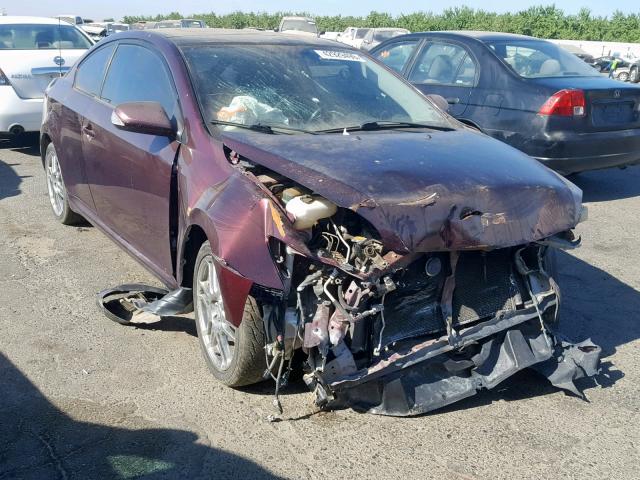 JTKDE167750030710 - 2005 TOYOTA SCION TC PURPLE photo 1