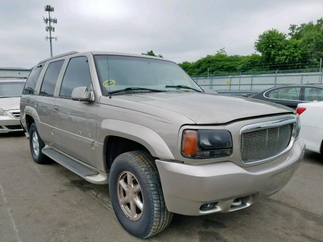 1GYEK13R3YR152064 - 2000 CADILLAC ESCALADE BEIGE photo 1