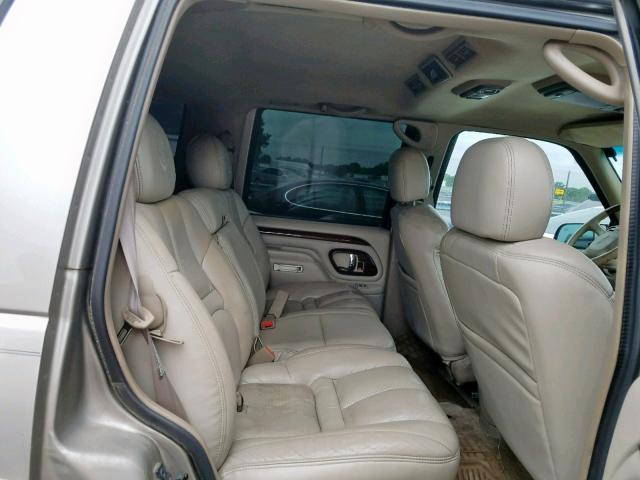 1GYEK13R3YR152064 - 2000 CADILLAC ESCALADE BEIGE photo 6