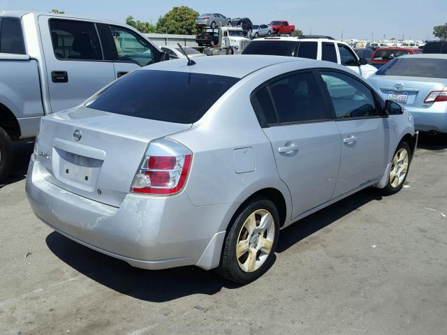 3N1AB61E58L695038 - 2008 NISSAN SENTRA 2.0 SILVER photo 4