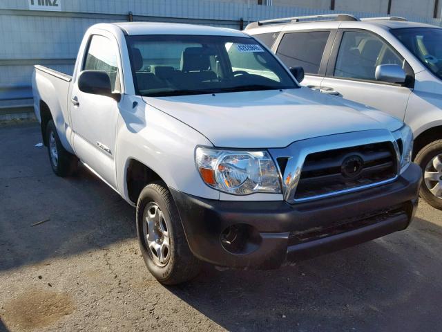 5TENX22N47Z332135 - 2007 TOYOTA TACOMA WHITE photo 1