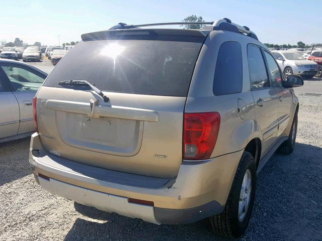 2CKDL73F966031029 - 2006 PONTIAC TORRENT BEIGE photo 4