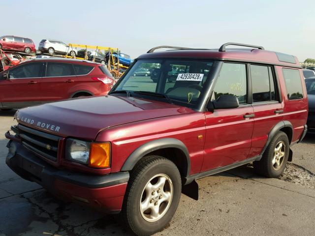 SALTY1547YA244590 - 2000 LAND ROVER DISCOVERY RED photo 2