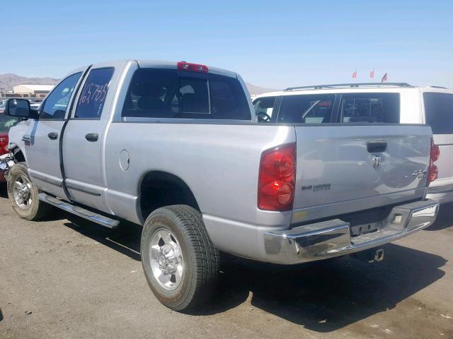 1D7KS28C47J527899 - 2007 DODGE RAM 2500 S SILVER photo 3