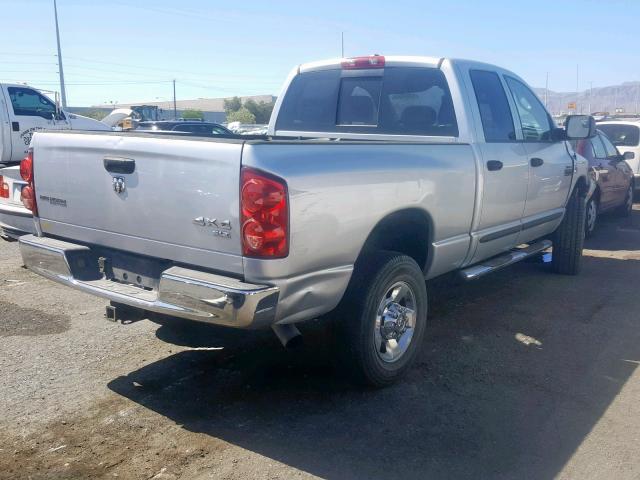 1D7KS28C47J527899 - 2007 DODGE RAM 2500 S ვერცხლისფერი ფოტო 4
