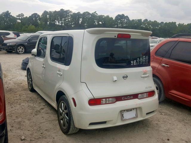 JN8AZ2KR2AT162542 - 2010 NISSAN CUBE BASE WHITE photo 3