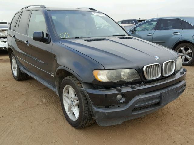 5UXFB33513LH48323 - 2003 BMW X5 4.4I BLACK photo 1