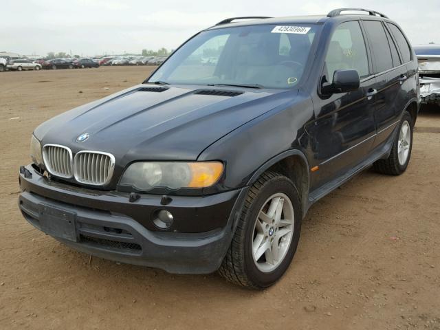 5UXFB33513LH48323 - 2003 BMW X5 4.4I BLACK photo 2