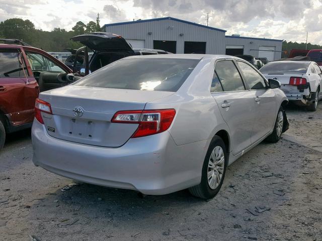 4T1BF1FK3CU576275 - 2012 TOYOTA CAMRY BASE SILVER photo 4