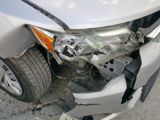 4T1BF1FK3CU576275 - 2012 TOYOTA CAMRY BASE SILVER photo 9