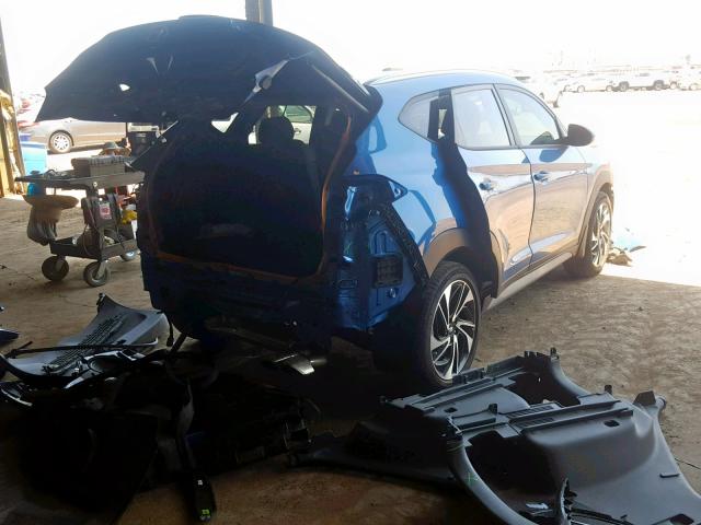 KM8J33AL3KU852632 - 2019 HYUNDAI TUCSON LIM BLUE photo 4