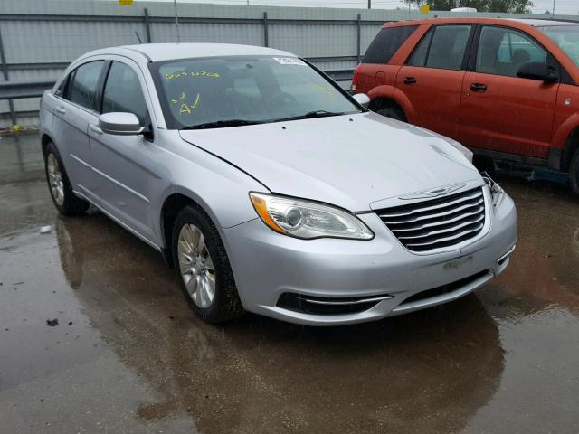 1C3CCBAB2CN157945 - 2012 CHRYSLER 200 LX SILVER photo 1