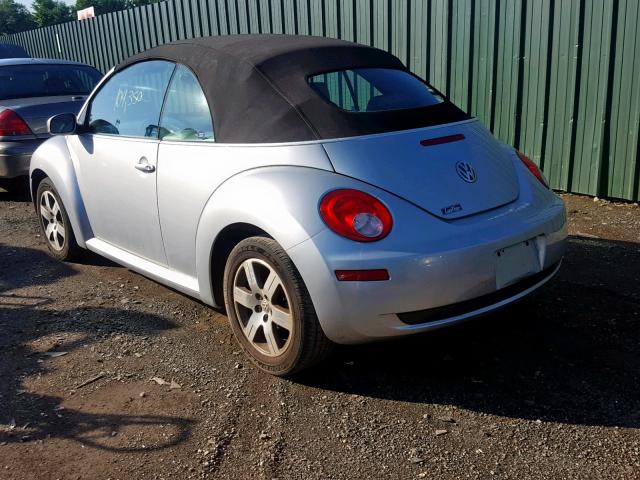3VWRF31Y96M308749 - 2006 VOLKSWAGEN NEW BEETLE Silber Foto 3