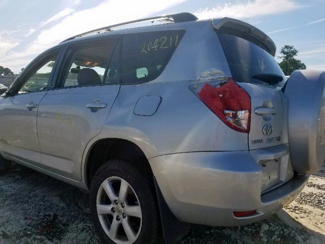 JTMZD31V476049538 - 2007 TOYOTA RAV4 LIMIT GRAY photo 9