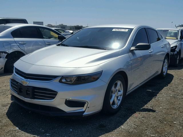 1G1ZB5ST9HF258590 - 2017 CHEVROLET MALIBU LS 银色 照片 2