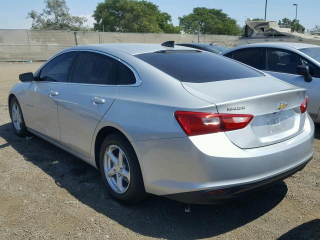 1G1ZB5ST9HF258590 - 2017 CHEVROLET MALIBU LS 银色 照片 3
