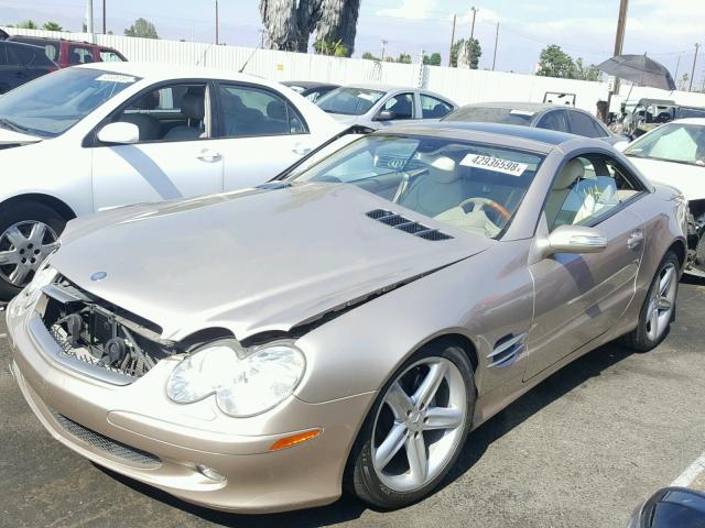 WDBSK75F85F093118 - 2005 MERCEDES-BENZ SL 500 GOLD photo 2