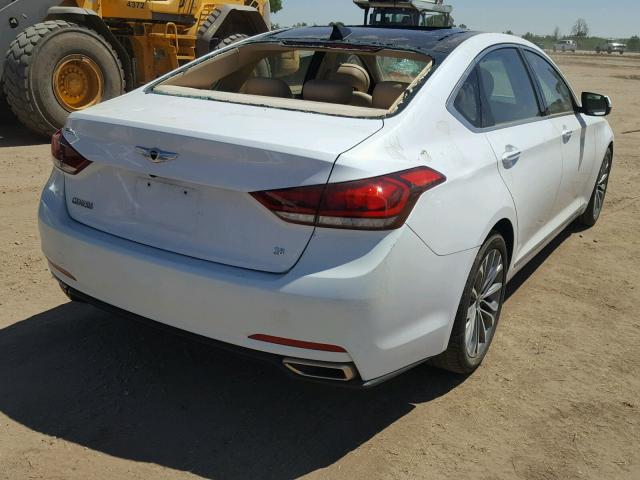 KMHGN4JE7FU017067 - 2015 HYUNDAI GENESIS 3. WHITE photo 4