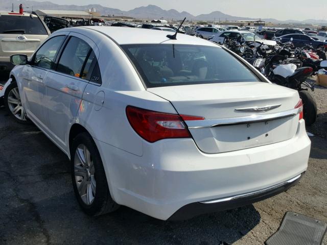 1C3CCBAB8DN698421 - 2013 CHRYSLER 200 LX WHITE photo 3