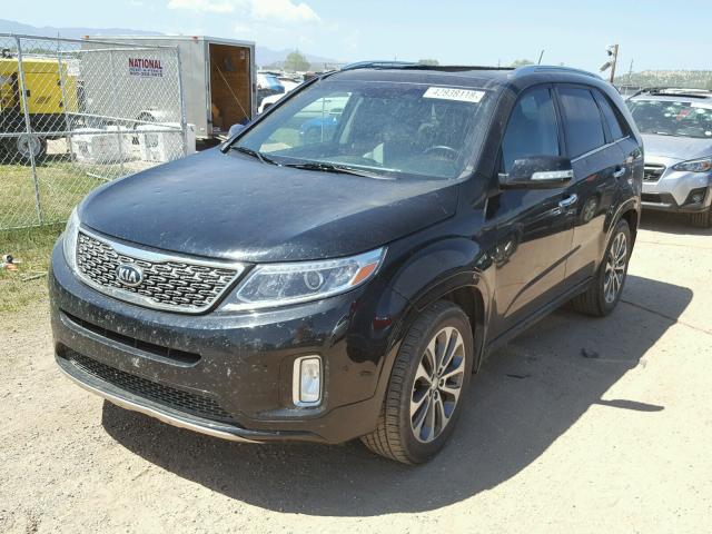 5XYKW4A78EG529028 - 2014 KIA SORENTO SX BLACK photo 2