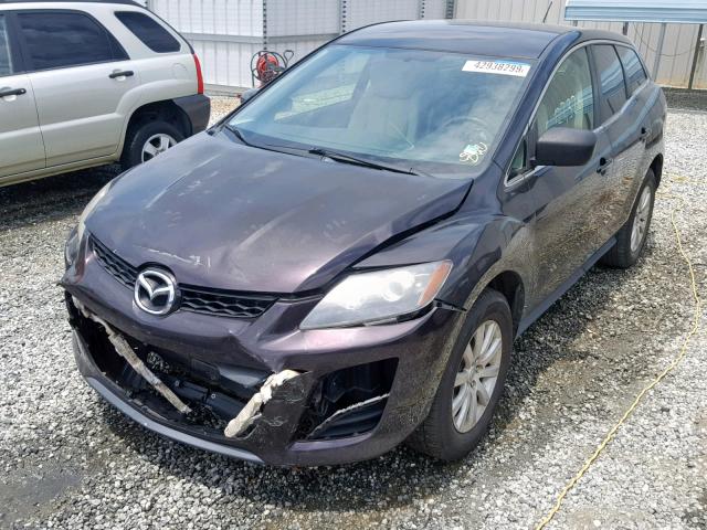 JM3ER2W59A0332604 - 2010 MAZDA CX-7 BLACK photo 2