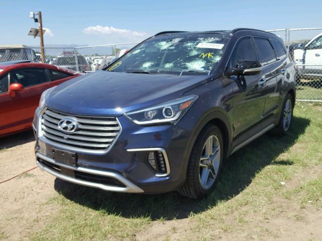 KM8SRDHFXJU267716 - 2018 HYUNDAI SANTA FE S BLUE photo 2