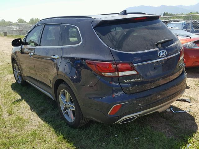 KM8SRDHFXJU267716 - 2018 HYUNDAI SANTA FE S BLUE photo 3