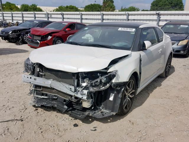 JTKJF5C74GJ024548 - 2016 TOYOTA SCION TC თეთრი ფოტო 2