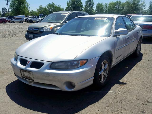 1G2WK52J82F228422 - 2002 PONTIAC GRAND PRIX SILVER photo 2