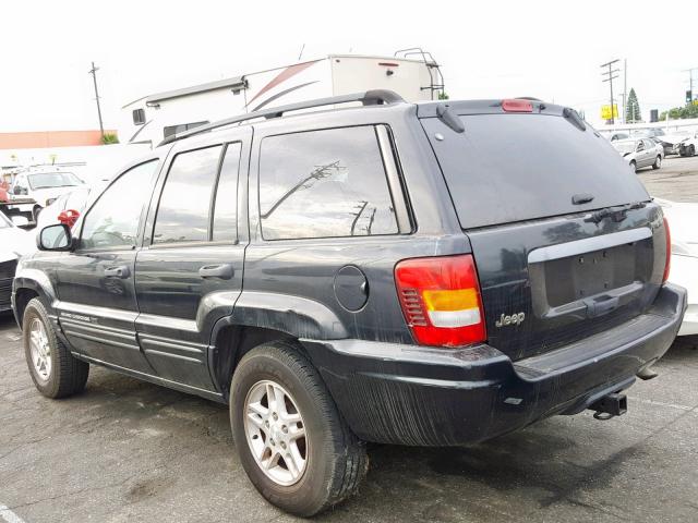 1J4GX48S44C173414 - 2004 JEEP GRAND CHER BLACK photo 3