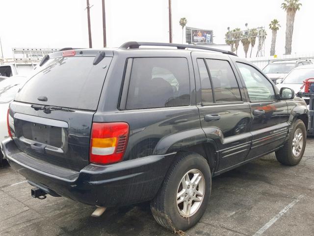 1J4GX48S44C173414 - 2004 JEEP GRAND CHER BLACK photo 4